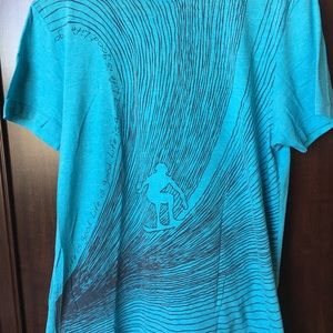 Life is Good women’s surfer tee size S blue
